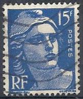 1951 FRANCIA USATO MARIANNA DI GANDON 15 F - FR602 - 1945-54 Marianne Of Gandon