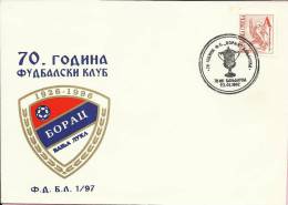 70 YEARS OF SOCCER CLUB ´BORAC´ BANJA LUKA, Banja Luka, 23.1.1997., Serbische Republic (Republika Srpska), Cover - Berühmte Teams