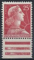 1955-59 FRANCIA MARIANNA DI MULLER 25 F MNH ** - FR610 - 1955-1961 Marianna Di Muller