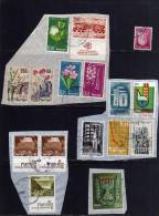ISRAEL ISRAELE 1945 - 1973 LIBERATION CONCENTRATION CAMPS FLOWERS STAMP EXHIBITION JERUSALEM + OTHERS USED ON CHIP - Collections, Lots & Series