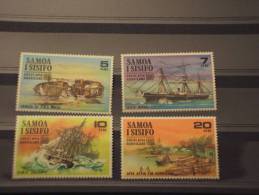 SAMOA SISIFO - 1970 URAGANO 4 Valori - NUOVI(++) - TEMATICHE - Samoa