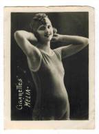 CHROMO CIGARETTES MELIA ALGER PIN UP : "Femme En Maillot De Bain" - Melia