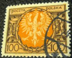 Poland 1921 Eagle 100m - Used - Gebraucht