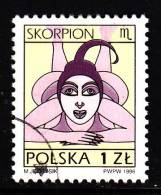 Poland Used Scott #3286 1z Scorpio - Signs Of The Zodiac - Gebraucht