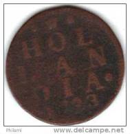 COINS PAYS BAS, HOLLAND KM 80  1DUIT 1723. (DP39) - …-1795 : Période Ancienne