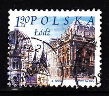 Poland Used Scott #3711 1.90z Church Of The Descent Of The Holy Ghost, Israel Poznanski House, Lodz - City Landmarks - Used Stamps