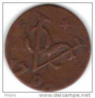 COINS PAYS BAS, INDIA UTRECHT KM 111.5  1DUIT 1790. (DP32) - Indes Néerlandaises