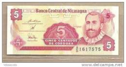 Nicaragua - Banconota Non Circolata FdS UNC Da 5 Centesimi P-168a.2 - 1991 #19 - Nicaragua