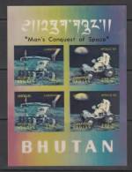 Bhutan - Foglietto Spazio 3D - Nuovo - Asien