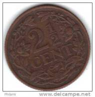 COINS PAYS BAS  KM 150 1913 . (DP58) - 2.5 Cent