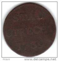 COINS PAYS BAS, UTRECHT KM 91  1DUIT 1739. (DP37) - …-1795 : Former Period