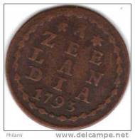 COINS PAYS BAS, ZEELAND KM 105  1DUIT 1793. (DP42) - …-1795 : Période Ancienne