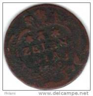 COINS PAYS BAS, ZEELAND KM 101  1DUIT 1788. (DP41) - …-1795 : Former Period
