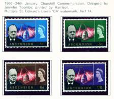 ASCENSION - 1965 Churchill Unmounted Mint - Ascension