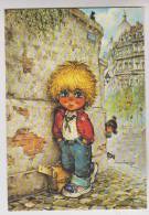 CPM ILLUSTREE MICHEL THOMAS, LES GAMINS,, SUR LA BUTTE MONTMARTRE - Thomas