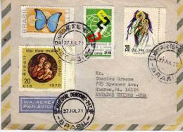 3484   Carta Aérea, Brasil 1971 - Cartas & Documentos