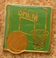 Pin's BASKET - BACM - Basketbal