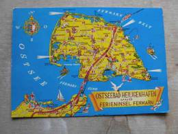 Burg  Insel Fehmarn   -Map  Karte     D84687 - Fehmarn