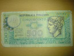 500 Lire 1976 - 500 Liras