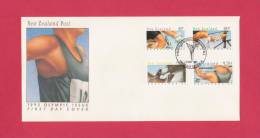 Ozeanien / New Zealand  / Mi.Nr. 1226 / 1229 Olympic Games , First Day Of Issue 13.May 1992 - - FDC