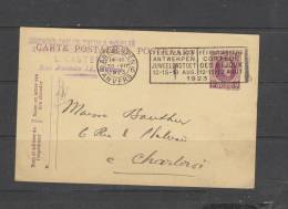 Carte Postale Du 30/07/1923 De Anvers Magasin Casters Vers Charleroi Maison Bauthier - Postkarten 1909-1934
