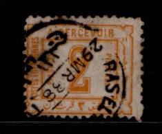 EGYPT / 1888 / POSTAGE DUE / SCOTT J 13 / RARE CLEAR CANCELLATION ( RAS EL-KHALIGE ) / VF USED  . - 1866-1914 Khedivate Of Egypt