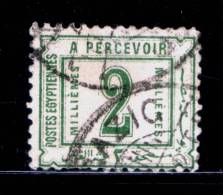 EGYPT / POSTAGE DUE / 1888 / SCOTT J 10 / RARE CLEAR CANCELLATION ( ZAGAZIG ) / VF USED  . - 1866-1914 Khedivato Di Egitto