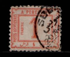 EGYPT / 1886 / POSTAGE DUE / SCOTT J 8 / RARE CLEAR CANCELLATION ( SUZE ) / VF USED  . - 1866-1914 Khedivate Of Egypt