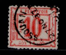 EGYPT / 1886 / POSTAGE DUE / SCOTT J 6 / RARE CLEAR CANCELLATION ( ASSOUAN ) / VF USED  . - 1866-1914 Khedivate Of Egypt