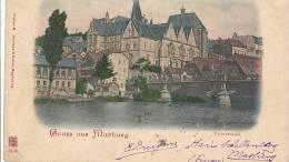 J 17/ C P A -ALLEMAGNE- GRUSS AUS MARBURG - Marburg