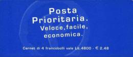 1999 - Italia Libretto 19 Posta Prioritaria    ---- - Libretti