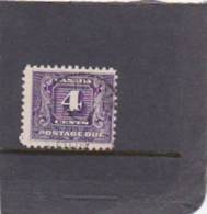 Canada 1930 Postage Due 4c Used - Impuestos