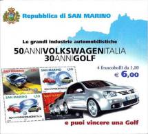 2004 - San Marino Libretto 7 Volkswagen    ----- - Markenheftchen