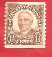U.S.A. - 1930/1931 - President Harding Memorial - Cent. 1,5 - Y&T 292B - 2° SCELTA - Ungebraucht