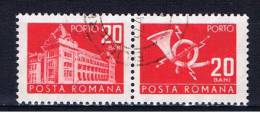 RO+ Rumänien 1957 Mi 104 Portomarken - Strafport
