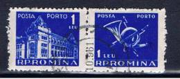 RO+ Rumänien 1967 Mi 112 Portomarken - Strafport