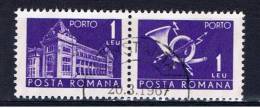 RO+ Rumänien 1970 Mi 118 Portomarken - Strafport