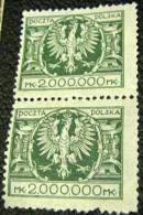 Poland 1924 Coat Of Arms Eagle 2000000m X2 - Mint - Ungebraucht