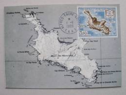 Französische Süd- Und Antarktisgebiete TAAF 237 Maximumkarte MK/MC, Ile Des Pingouins - Lettres & Documents