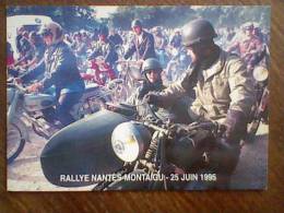 Sports Moto ( Rallye - Nantes -  Montaigu - 25 Juin 1995 - Amicale Des Vieux Guidons Nantais (carte Vierge Superbe - Moto Sport