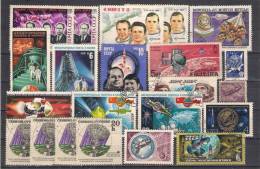 Lot 189  Space 3 Scans  60 Different    MNH, Used - Otros & Sin Clasificación