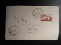 ALGERIE ALGERIEN CENTENAIRE BI MILLENAIRE DE TIPASA  1955 - Storia Postale