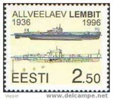 Estonia 1996 MNH Stamp 60th Anniversary Of Submarine “Lembit”. - Sous-marins