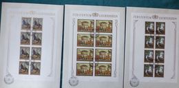 Liechtenstein 717 - 18  FDC  Bogen   #XL418 - Blocs & Feuillets