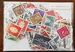 SCANDINAVIE, Lot De 300 Timbres Tous Differents. Satisfaction Assurée - Autres - Europe