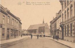 J 64/ C P A -   BELGIQUE- MENIN-  EGLISE ST FRANCOIS ET RUE D'YPRES - Menen