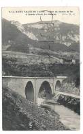 Axat (11) :  Le Nouveau Pont De Chemin De Fer Près Du Château En 1910. - Axat