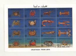 Mint Stamps  Crustacea Crabs 1996 From Libya - Crostacei