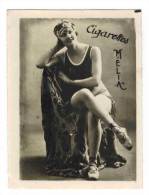 CHROMO CIGARETTES MELIA ALGER PIN UP : "Femme En Maillot De Bain" - Melia