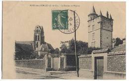 CPA - BRIIS S/FORGES - LE DONJON ET L'EGLISE - Edition ??? - Briis-sous-Forges